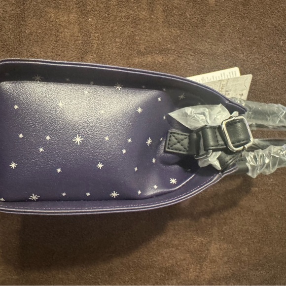 Loungefly Purple and Black Tote Bag with Urban Nightscape Design - Picture 7 of 7